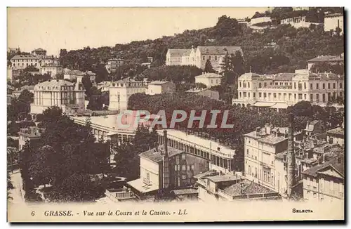 Ansichtskarte AK Grasse Vue Sur Le Cours Et Le Casino