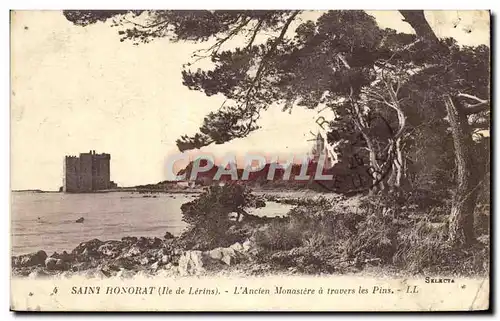 Ansichtskarte AK Saint Honorat L&#39Ancien Monastere a Travers Les Pins