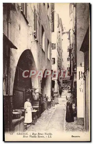 Cartes postales Grasse Rue Reve Vieille Femmes Folklore