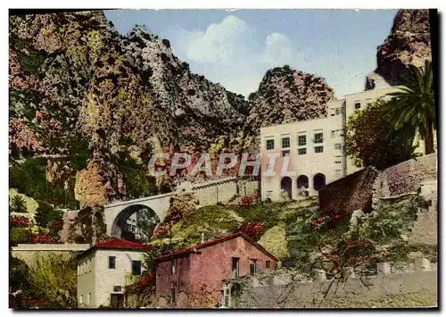 Ansichtskarte AK Menton Le Pont St Louis Frontiere Franco italienne