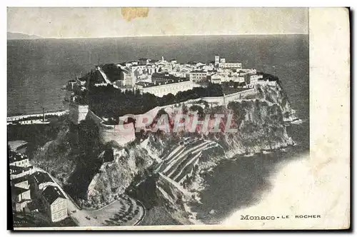 Cartes postales Monaco Le Rocher