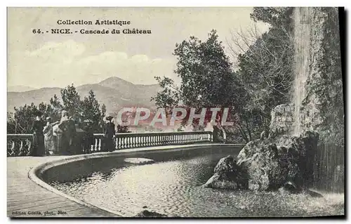 Ansichtskarte AK Collection Artistique Nice Cascade Du Chateau