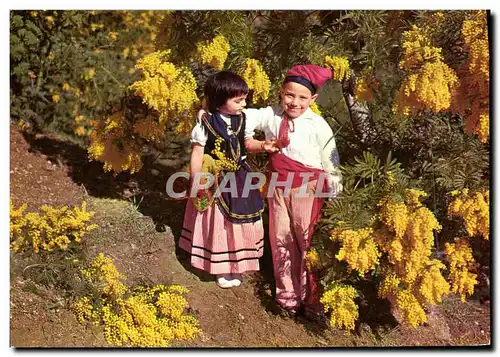 Cartes postales moderne Cote d&#39Azur Enfants En Cosumes Nicois Folklore