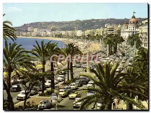 Moderne Karte Nice Cote d&#39Azur La Promenade Des Anglais