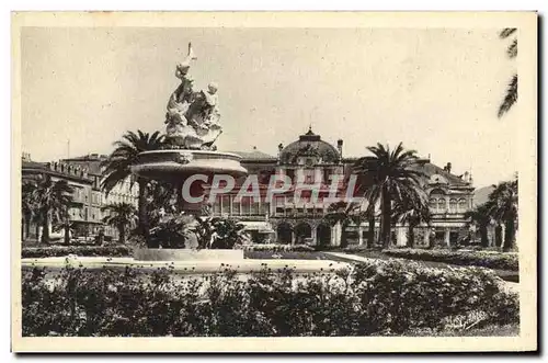 Cartes postales Cote d&#39Azur Artistique Nice Le Casino Municipal Et Les Jardins Albert 1er