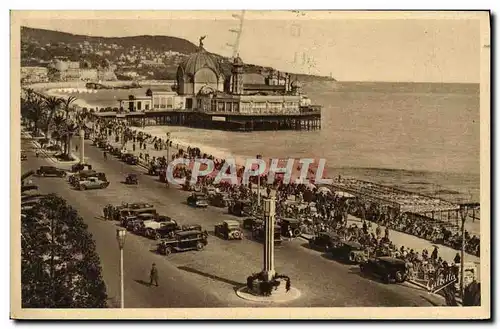 Cartes postales Cote d&#39Azur Artistique Nice Vue Sur La Promenade