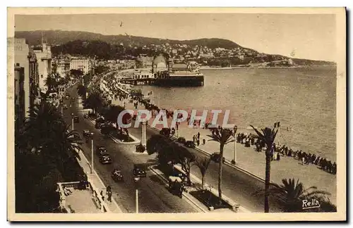 Cartes postales Nice La Promenade Des Anglais Le Casino De La Jetee Et Le Mont Boron