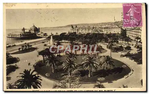 Ansichtskarte AK Nice Le palais de la jetee et les jardins Albert 1er