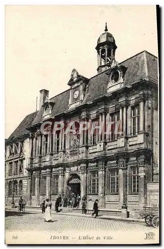 Cartes postales Troyes L&#39Hotel De Ville