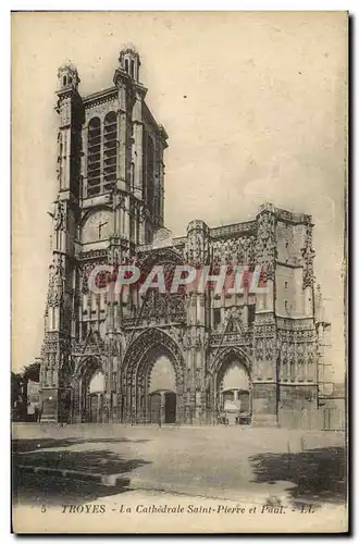 Cartes postales Troyes La Cathedrale Saint Pierre Et Paul