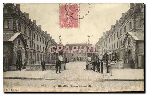 Cartes postales Troyes Caserne Beurnonville Militaria