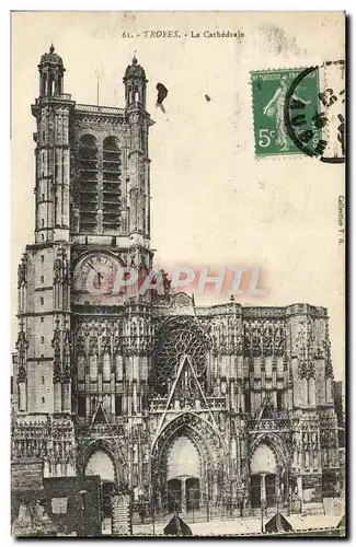 Cartes postales Troyes La Cathedrale