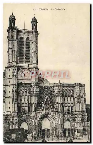 Cartes postales Troyes La Cathedrale