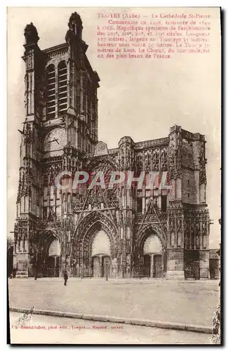 Cartes postales Troyes La Cathedrale St Pierre