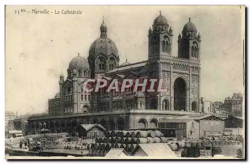 Cartes postales Marseille La Cathedrale