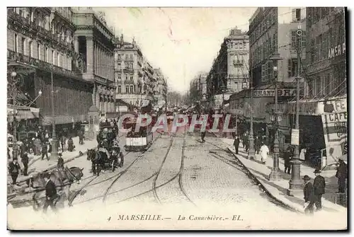 Cartes postales Marseille La Cannebiere