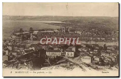 Cartes postales Marseille Vue Generale