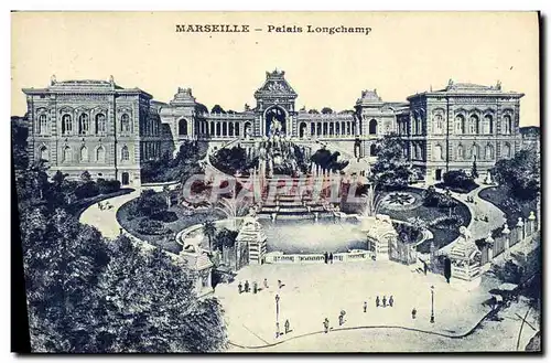 Cartes postales Marseille Palais Longchamp