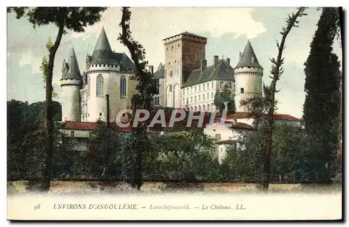 Cartes postales Environs d&#39Angouleme Larochefoucauld Le Chateau