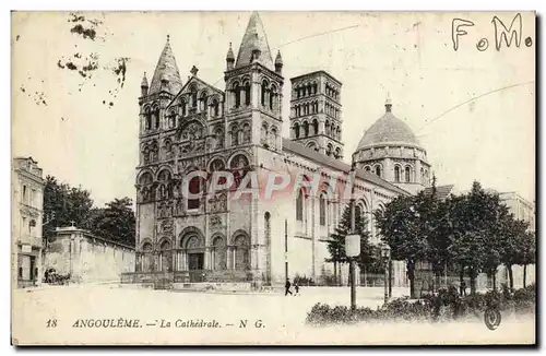 Cartes postales Angouleme La Cathedrale