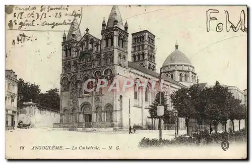 Cartes postales Angouleme La Cathedrale