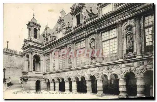 Cartes postales La Rochelle Cour De l&#39Hotel De Ville