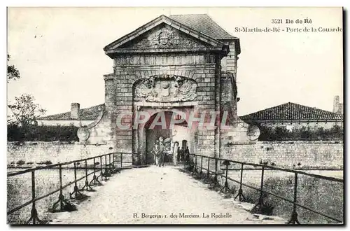 Cartes postales Ile De Re St Martin De Re Porte De La Couarde Charette