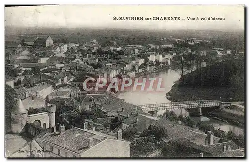 Cartes postales St Savinien Sur Charente Vue A Vol D&#39Oiseau