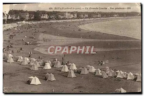 Cartes postales Royan La Grande Conche Vue Generale