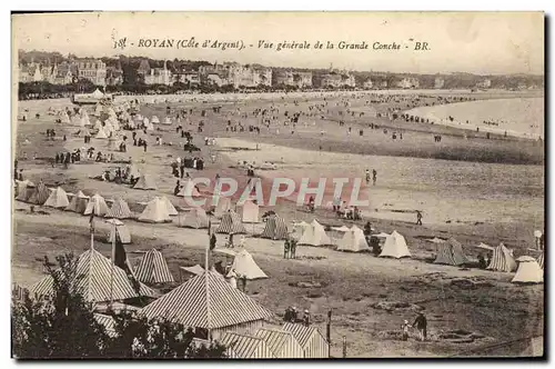 Cartes postales Royan Vue Generale De La Grande Conche