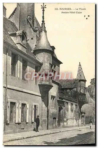 Ansichtskarte AK Bourges Le Musee Ancien Hotel Cujas