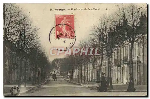 Cartes postales Bourges Boulevard de la Liberte