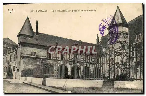 Cartes postales Bourges Le Petit Lycee Vue prise de la rue Paradis