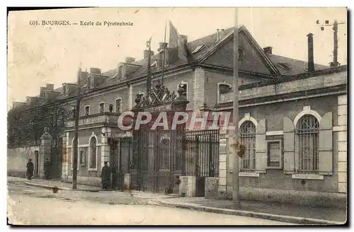 Cartes postales Bourges Ecole de Pyrotechnie