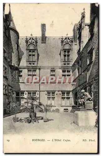 Cartes postales Bourges L'Hotel Cujas