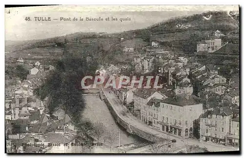 Ansichtskarte AK Tulle Pont de la Bascule et les quais