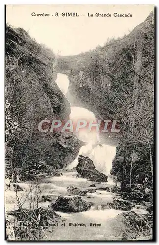 Cartes postales Gimel La Grande Cascade