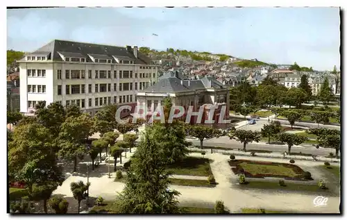 Cartes postales moderne Brive La Poste et les jardins