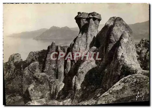 Cartes postales moderne Piana les Calanche et golfe de Porto
