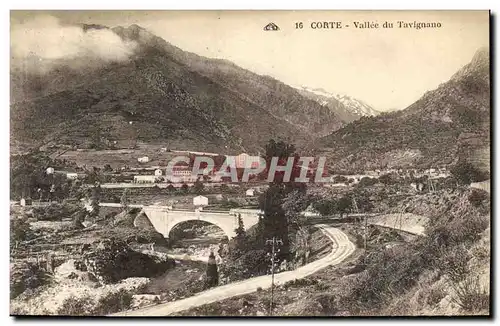 Cartes postales Corte Vallee du Tavignano Corse Corsica