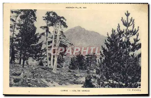 Ansichtskarte AK Corse col de Vergio Corsica