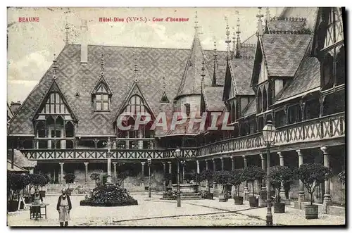 Cartes postales Beaune Hotel Dieu Cour d&#39honneur