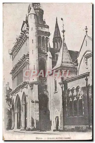 Cartes postales Dijon Eglise Notre Dame