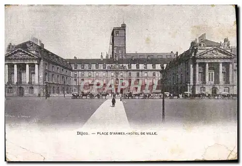 Cartes postales Dijon Place D&#39armes Hotel De Ville