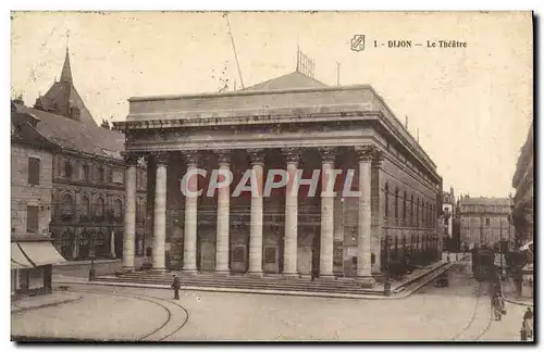 Ansichtskarte AK Dijon Le Theatre