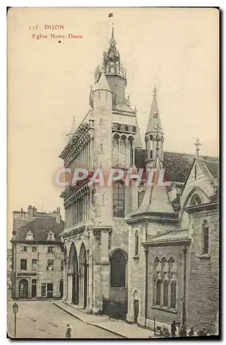 Cartes postales Dijon Eglise Notre Dame