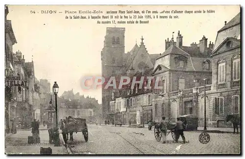 Cartes postales Dijon Place Emile Zola