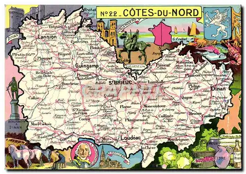 Cartes postales moderne Cotes du Nord St Brieuc