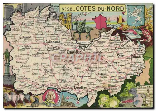 Cartes postales moderne Cotes du Nord St Brieuc