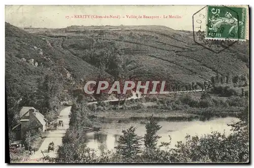 Cartes postales Kerity Vallee de Beauport Le moulin